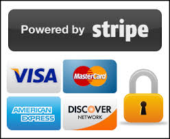 Secure payments by Stripe